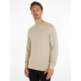 Tommy Hilfiger Basket Weave Crew Neck Sweater