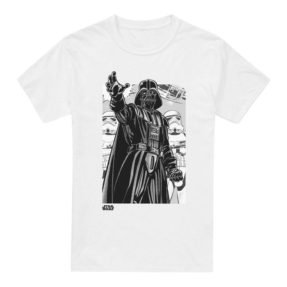 White - Star Wars - Star Wars Darth Vader Force Mono Mens T-Shirt Whit - 4
