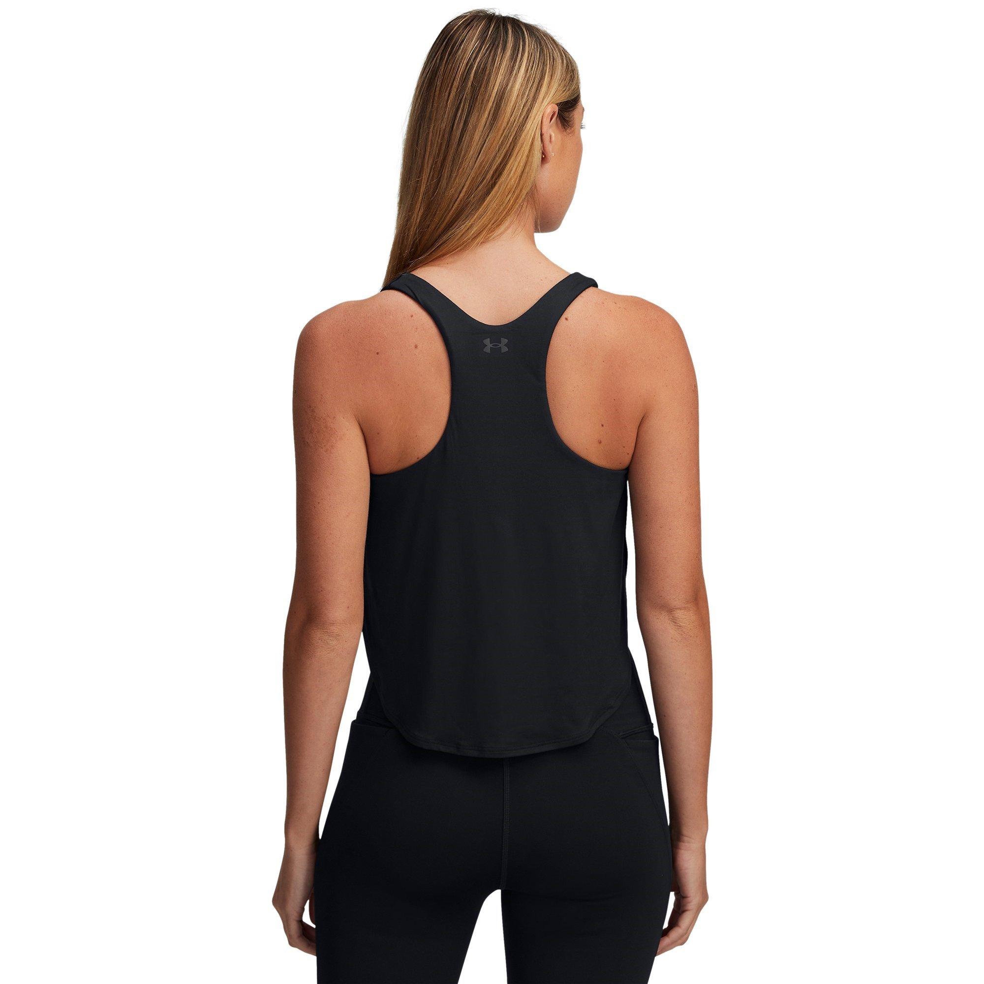 Black/Jet Gray - Under Armour - Women's Motion Loose Performance Gym Vest - 2