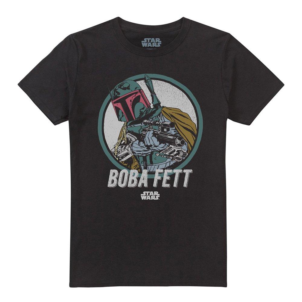 Black - Star Wars - Star Wars Retro Boba Unisex T-Shirt Black - 4