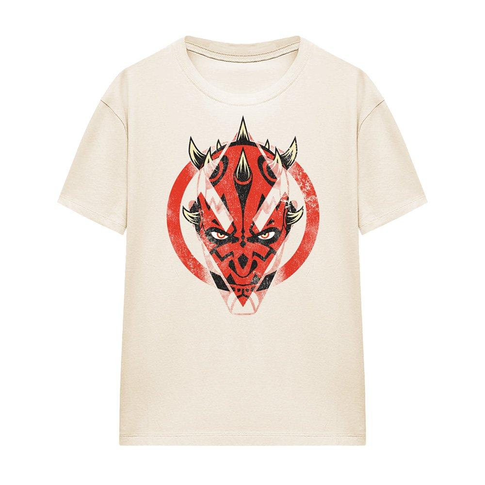 Beige - Star Wars - Maul Shadow Lord Distressed Sith Portrait T-Shirt - 4