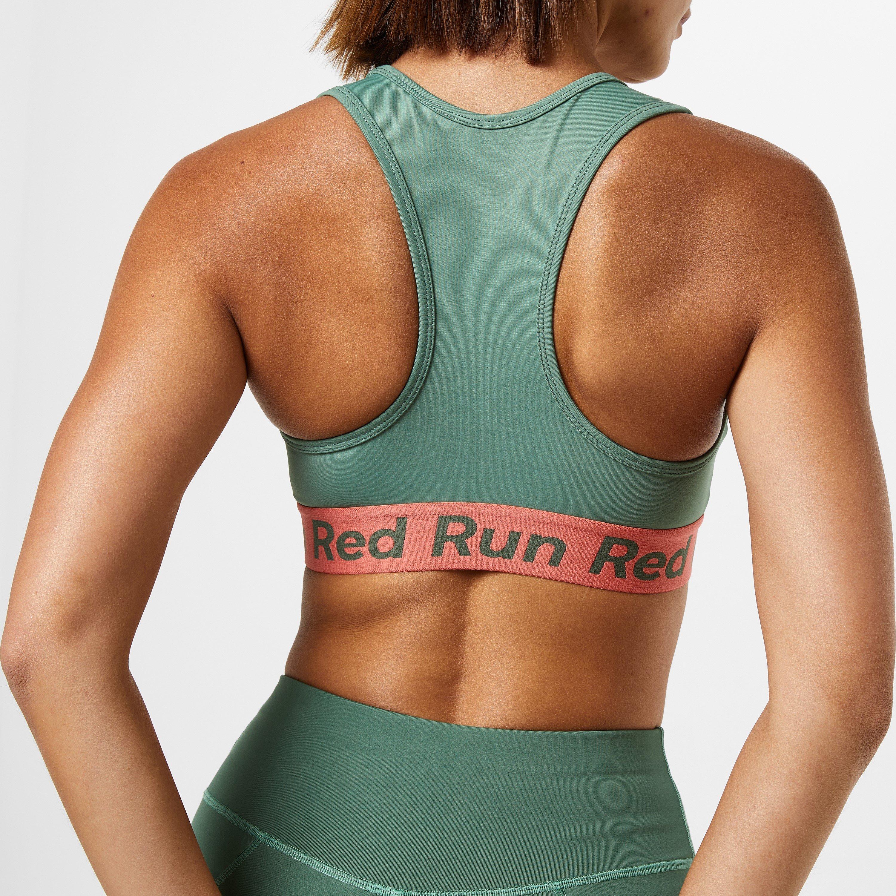 Green Ivy - Red Run - Sports Bra Top - 4