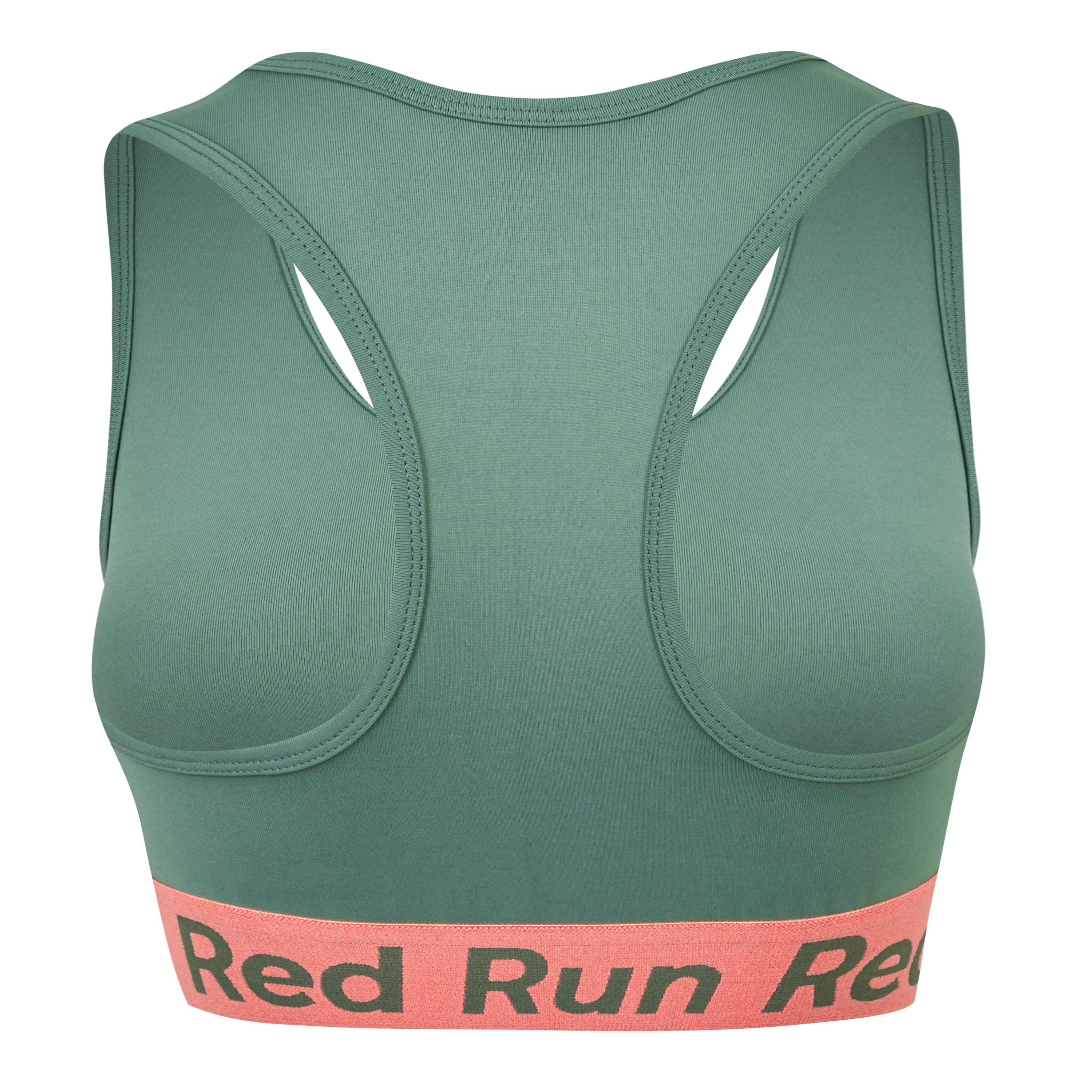 Green Ivy - Red Run - Sports Bra Top - 5