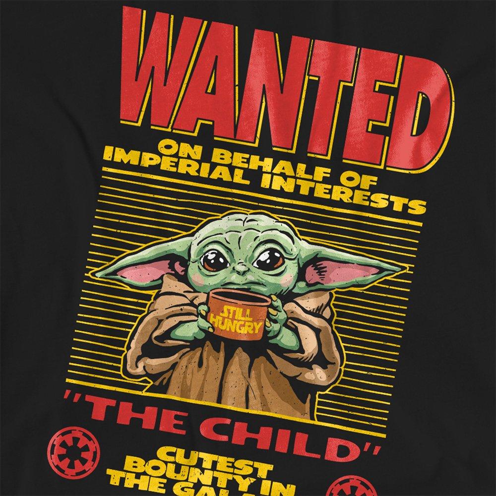 Black - Star Wars - The Mandalorian Cutest Bounty Wanted Grogu T Shirt - 2