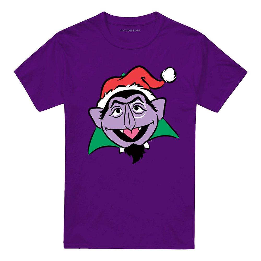 Purple - Sesame Street - Sesame Street Christmas Santa Hat Count Von Count - 4