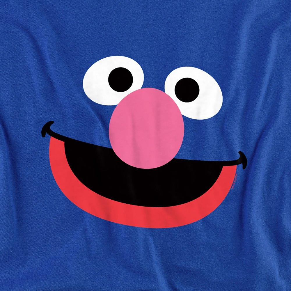 Blue - Sesame Street - Sesame Street Grover Face Long Sleeve T-Shirt Roy - 2