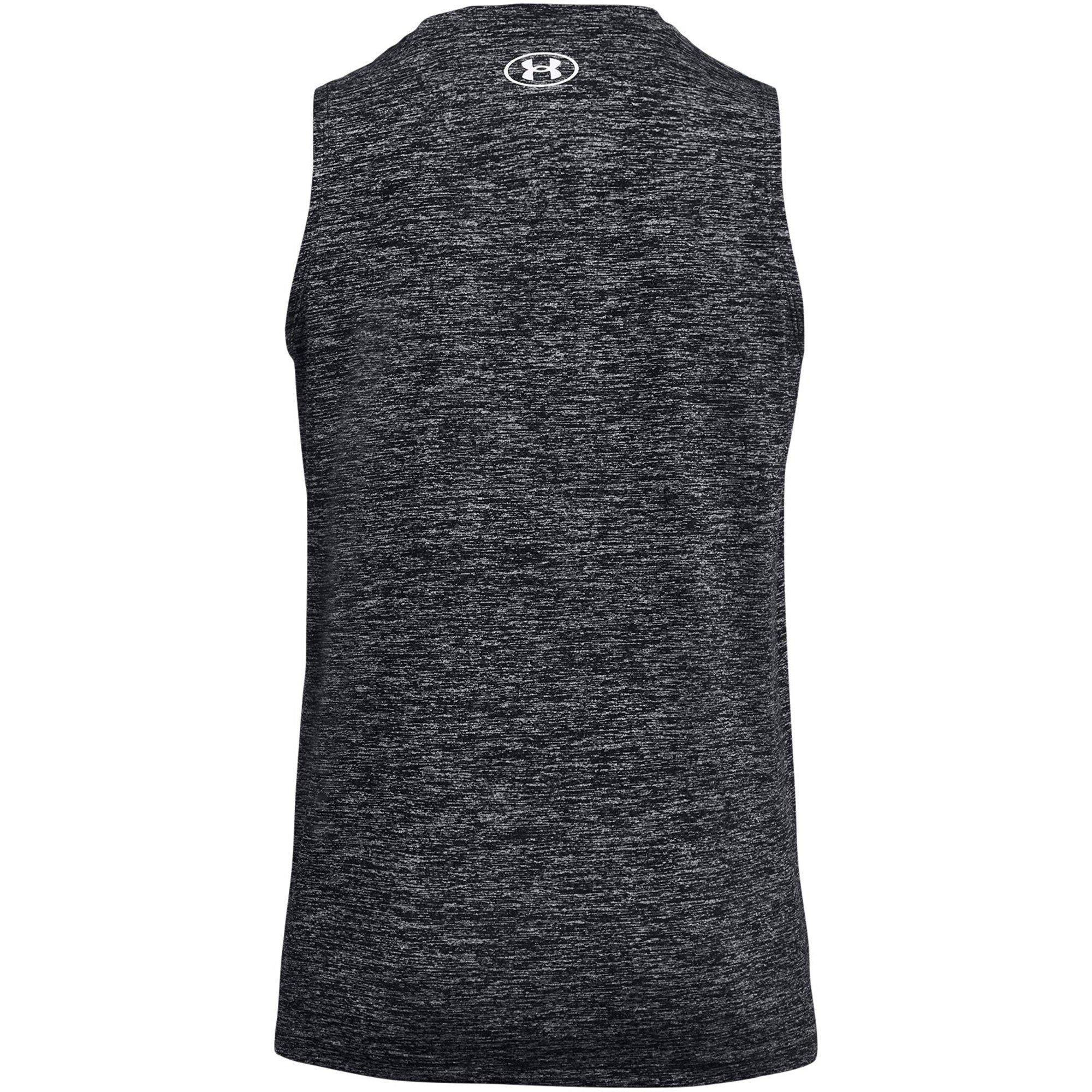 Black/White - Under Armour - Tech Tank Twist Performance Gym Vest - 2