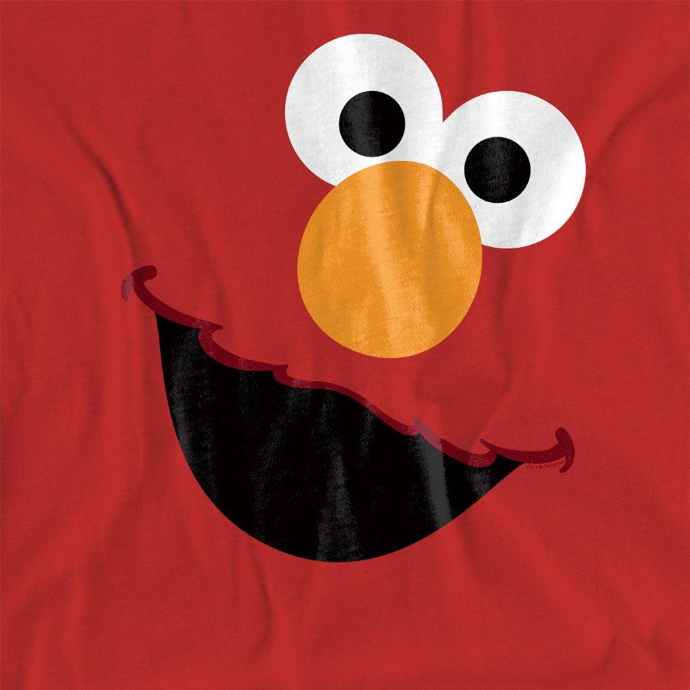 Red - Sesame Street - Elmo Face Classic T-Shirt - 2