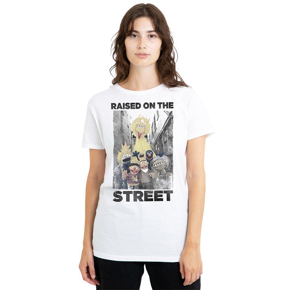 White - Sesame Street - Raised On The Streets Classic T-Shirt - 1