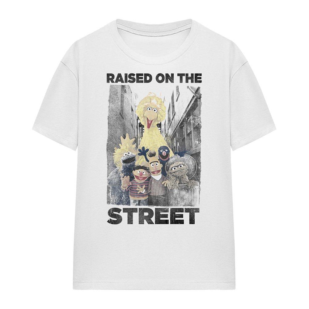 White - Sesame Street - Raised On The Streets Classic T-Shirt - 4