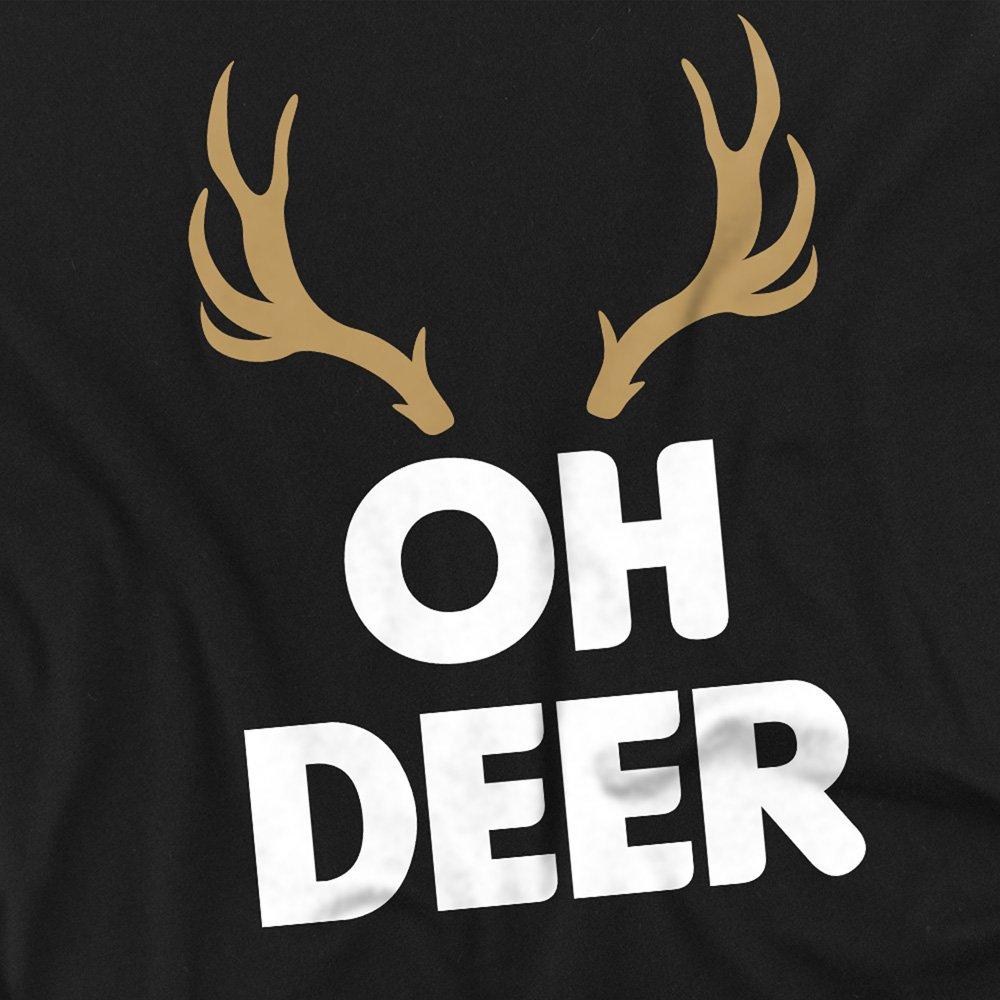Black - Game On - Oh Deer Mens Christmas T-Shirt - 2