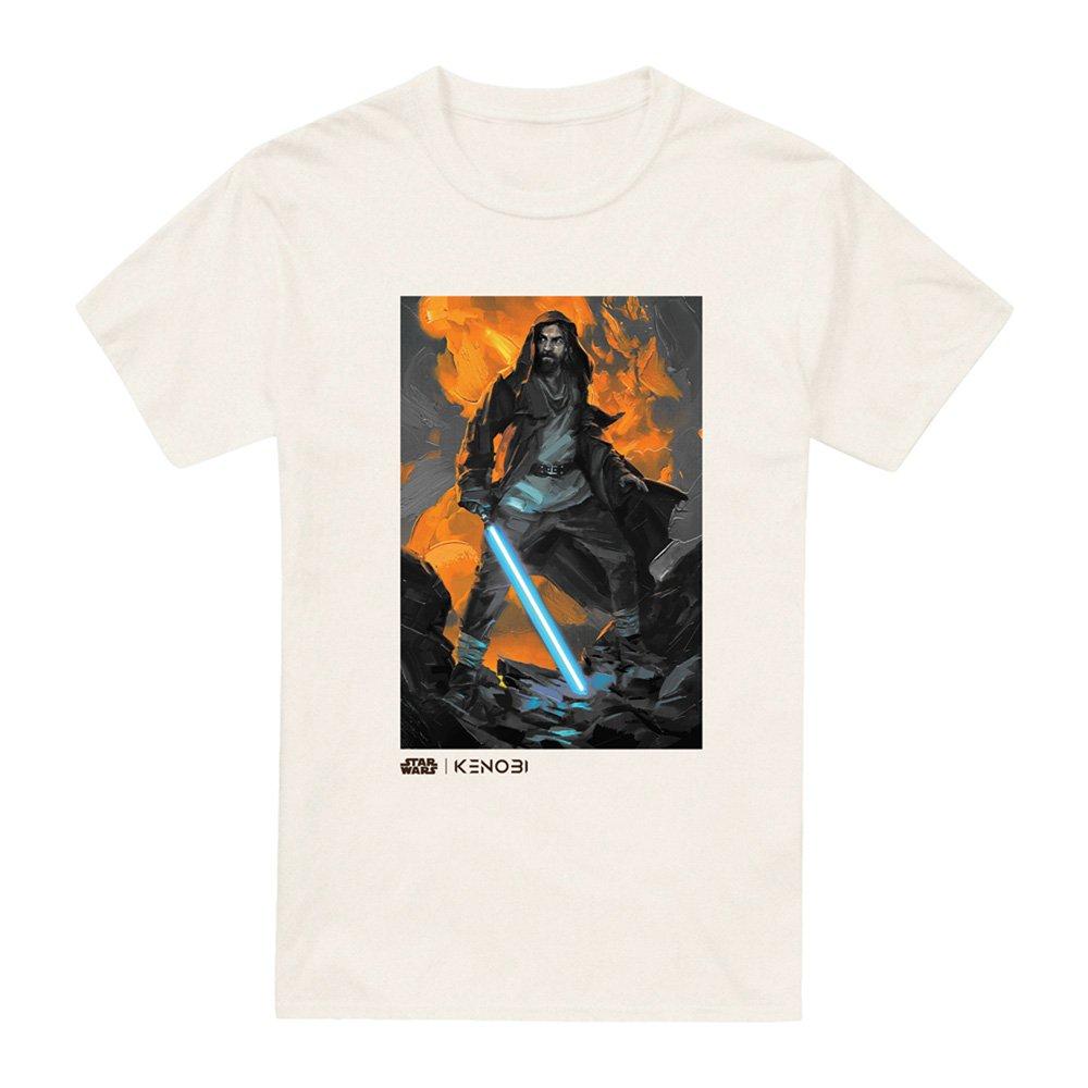 Light Sand - Star Wars - Star Wars Victorious Ewan Kenobi Mens T-Shirt Ligh - 4