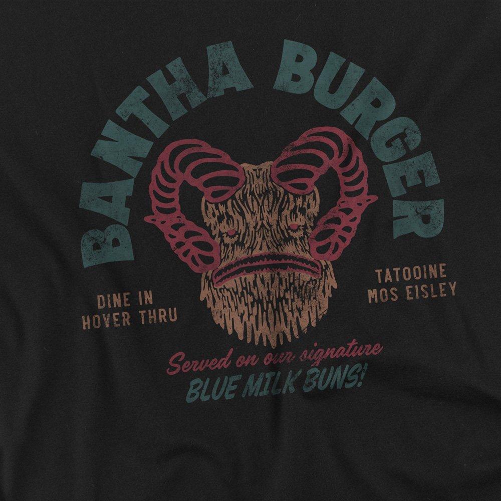 Black - Star Wars - Star Wars Bantha Burger Cotton Mens T-Shirt Black - 2