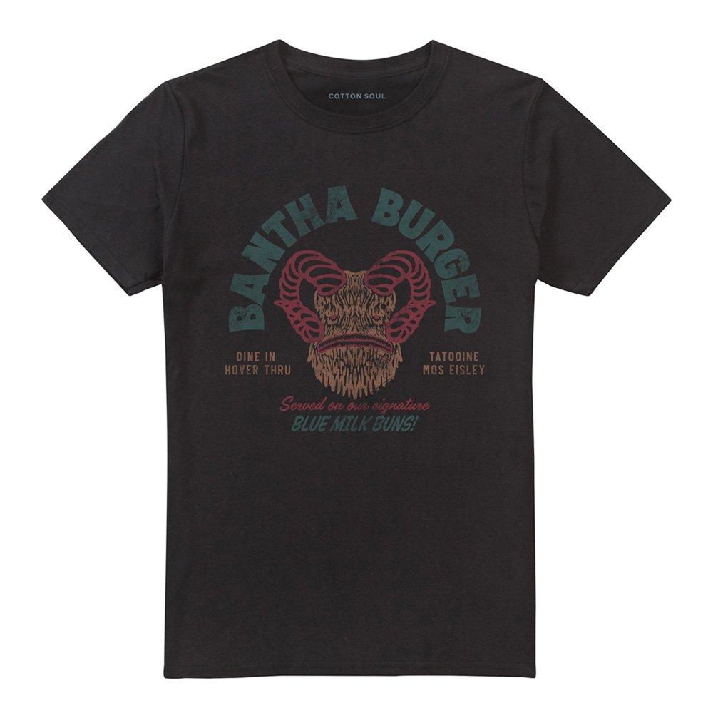Black - Star Wars - Star Wars Bantha Burger Cotton Mens T-Shirt Black - 4