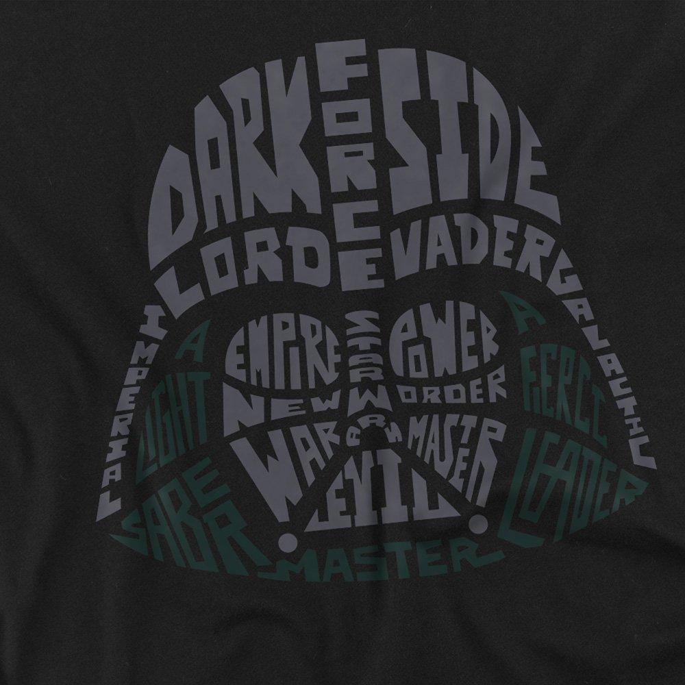 Black - Star Wars - Vader Text Cotton T-Shirt - 2