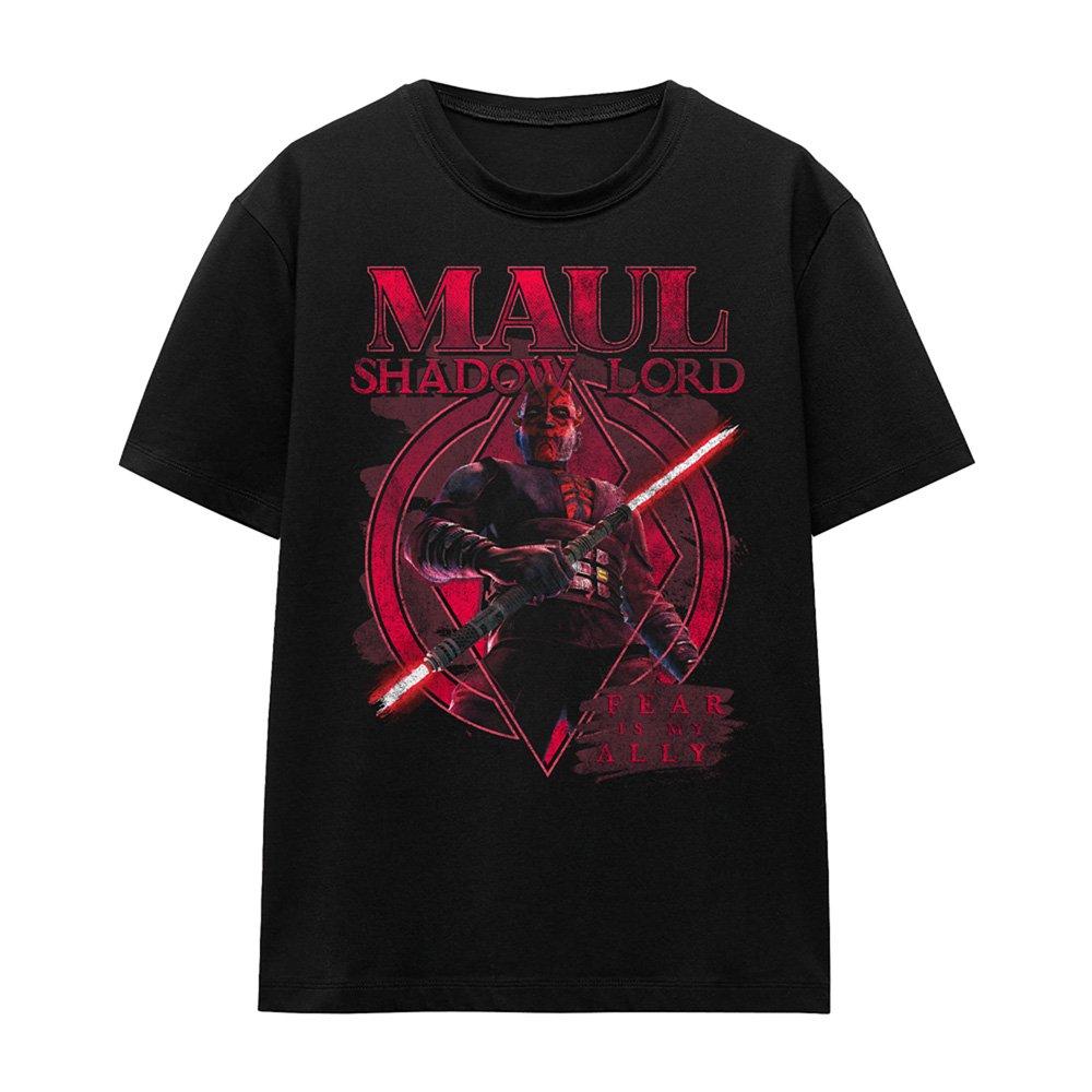 Black - Star Wars - Maul Shadow Lord Fear Is My Ally T-Shirt Black - 4