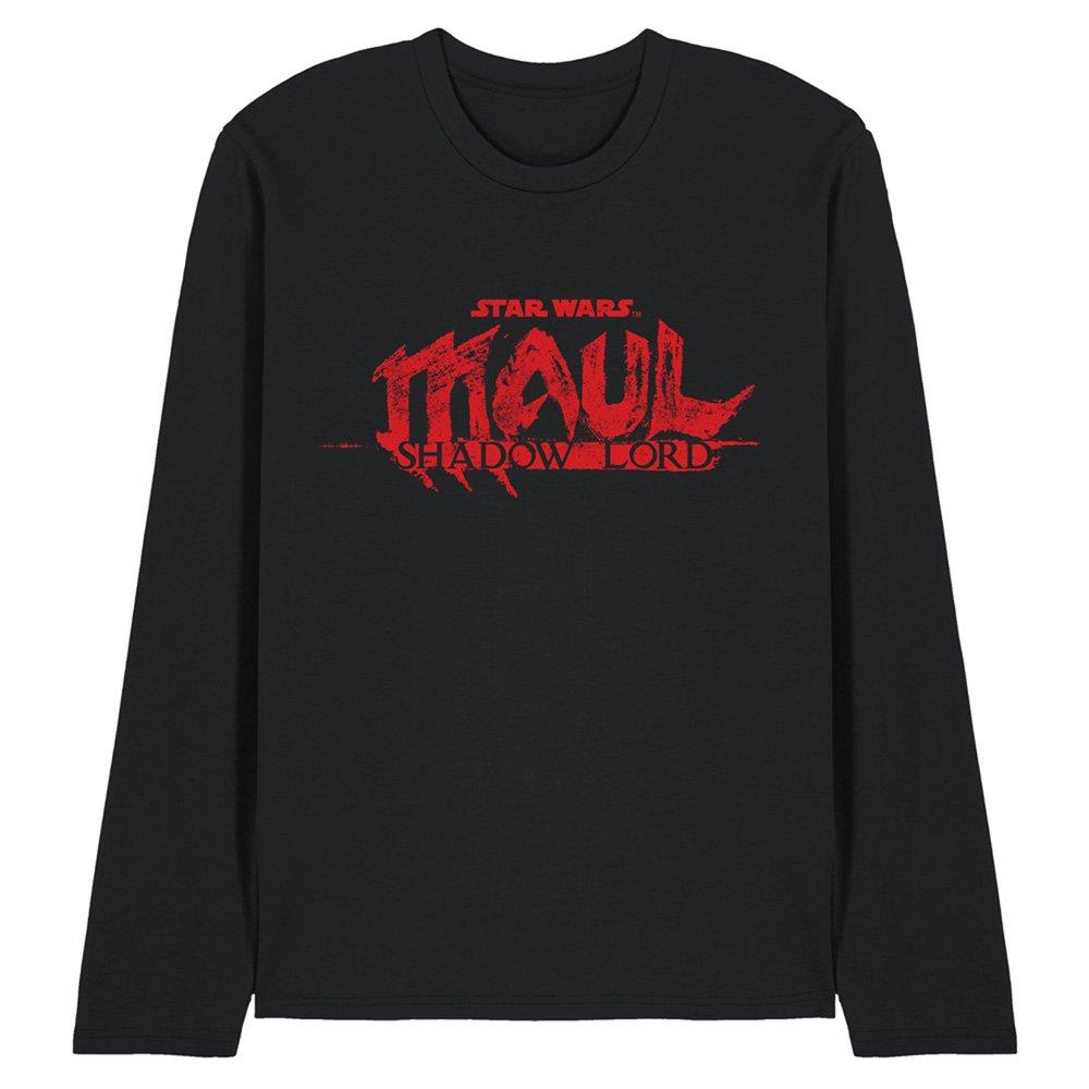 Black - Star Wars - Maul Shadow Lord Red Logo Long Sleeve T Shirt Bla - 1
