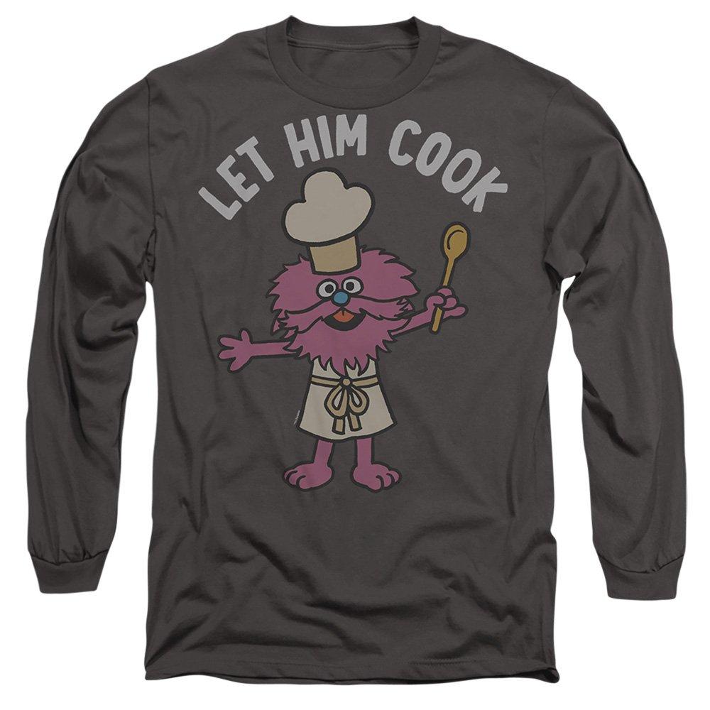 Grey - Sesame Street - Sesame Street Let Him Cook Long Sleeve T-Shirt Ch - 1