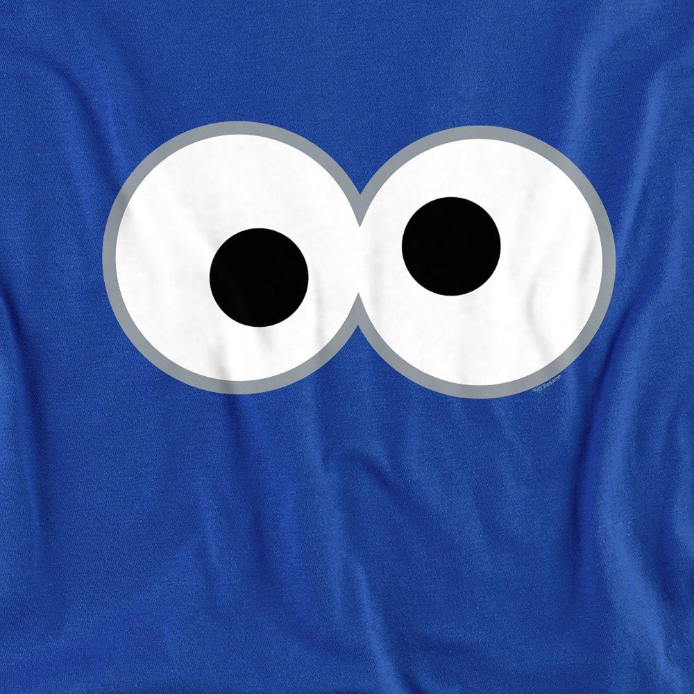 Blue - Sesame Street - Sesame Street Cookie Monster Eyes Long Sleeve T-Sh - 2