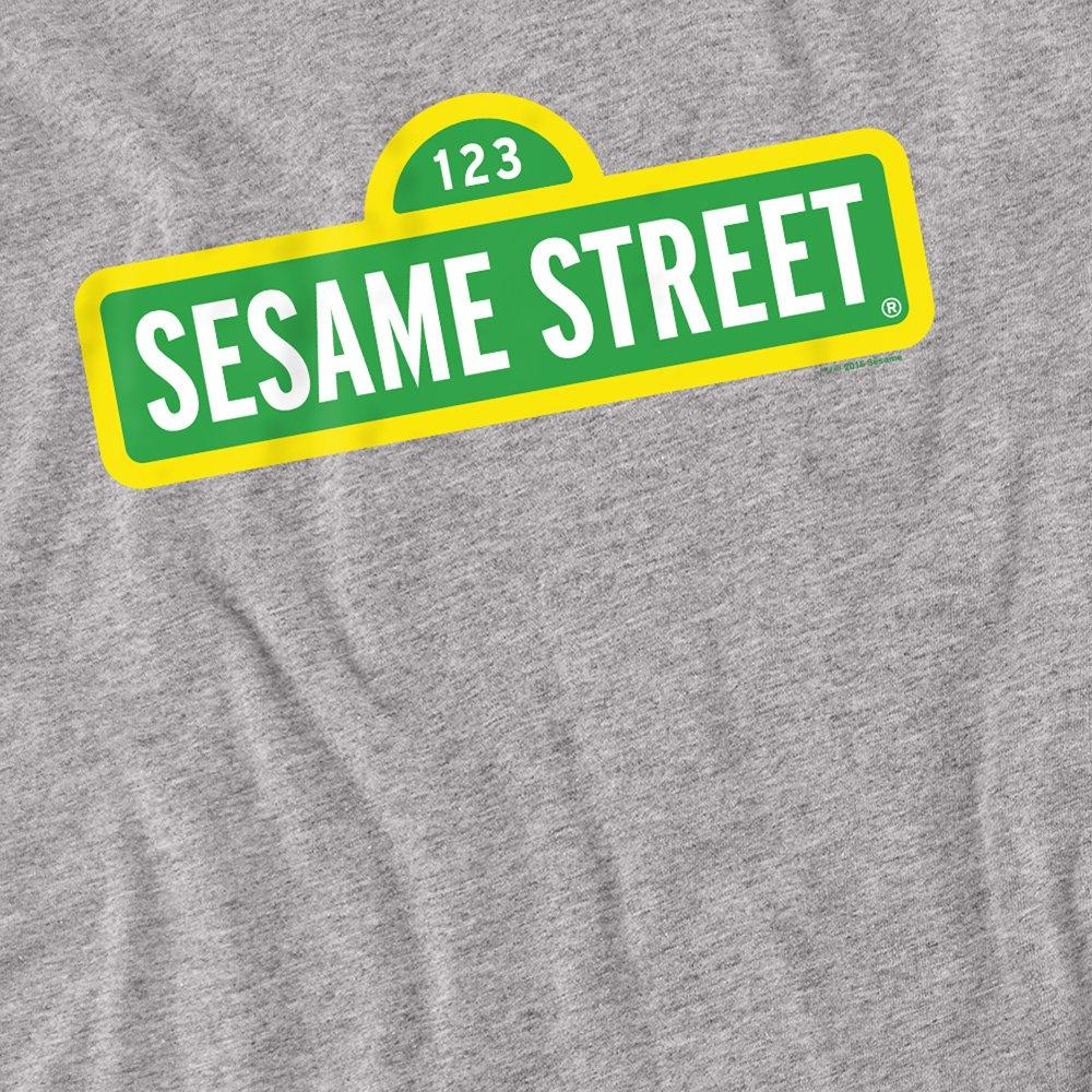 Grey - Sesame Street - Sesame Street Logo Long Sleeve T-Shirt Athletic H - 2