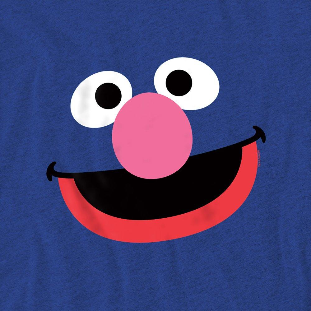 Blue - Sesame Street - Sesame Street Grover Face T-Shirt Royal - 2
