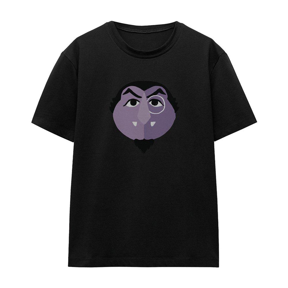 Black - Sesame Street - Sesame Street The Count Glower T-Shirt Black - 4