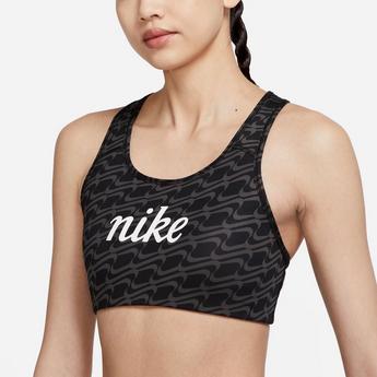 Nike Swoosh Icon Clash Printed Womens Medium Support Sports Bra