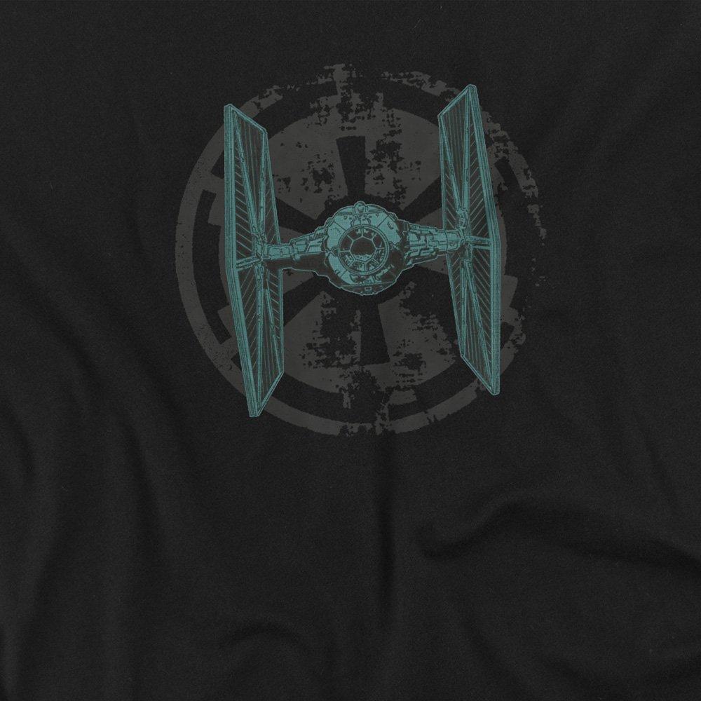 Black - Star Wars - Star Wars Imperial Star Fighter Mens Mens T-Shirt - 2