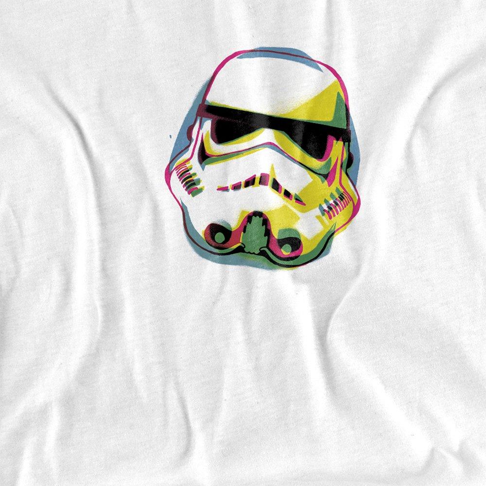 White - Star Wars - Star Wars Cmyk Trooper Mens Mens T-Shirt White - 2