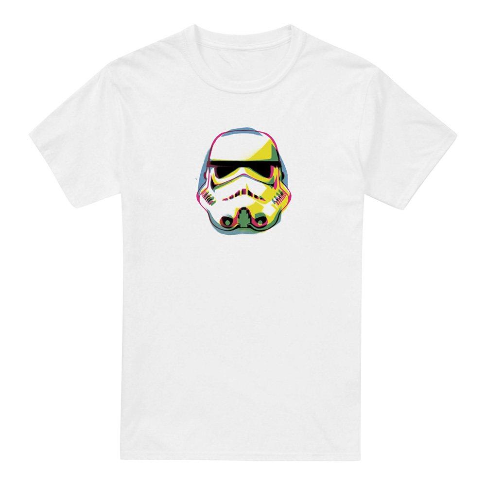 White - Star Wars - Star Wars Cmyk Trooper Mens Mens T-Shirt White - 4