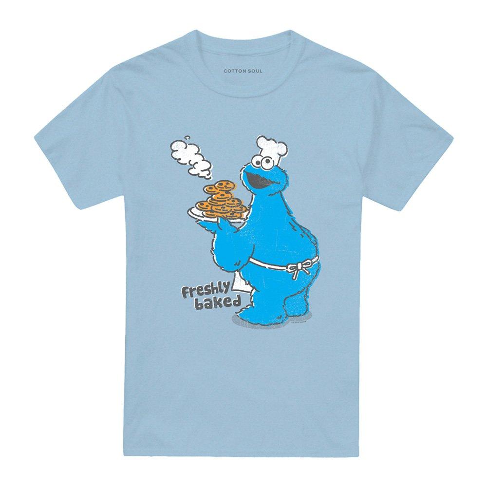 Blue - Sesame Street - Sesame Street Freshly Baked T Shirt Light Blue - 4