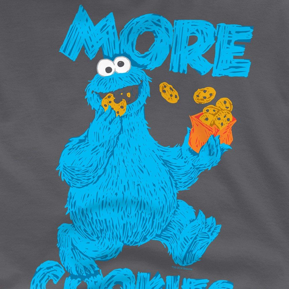 Grey - Sesame Street - Sesame Street More Cookies T Shirt Charcoal - 2
