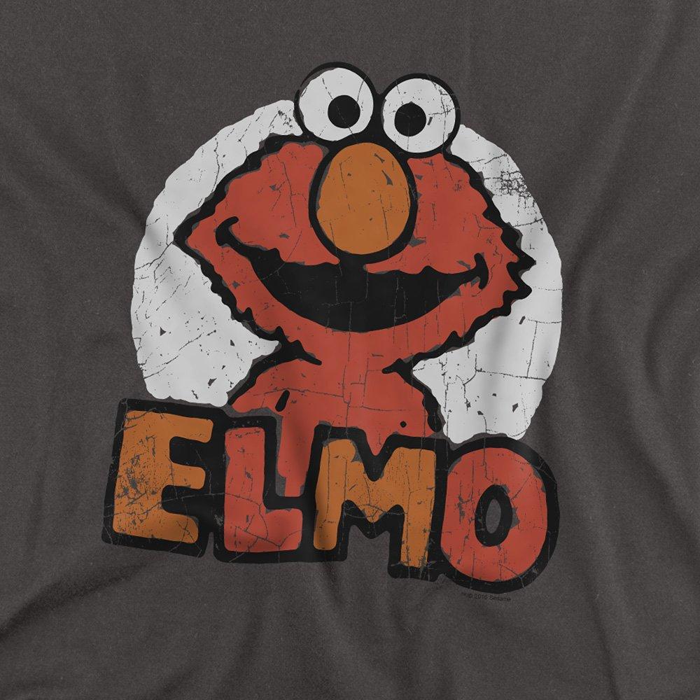 Grey - Sesame Street - Sesame Street Elmo Name Long Sleeve T-Shirt Charc - 2