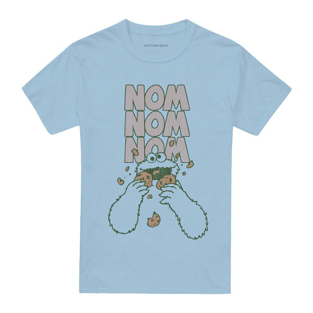 Blue - Sesame Street - Sesame Street Nom Nom T Shirt Light Blue - 4