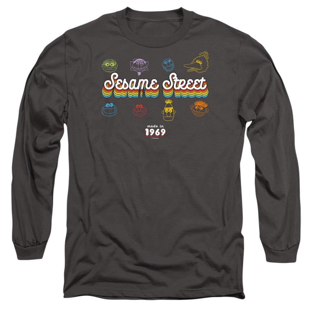 Grey - Sesame Street - Sesame Street Made In 1969 Long Sleeve T-Shirt Ch - 1