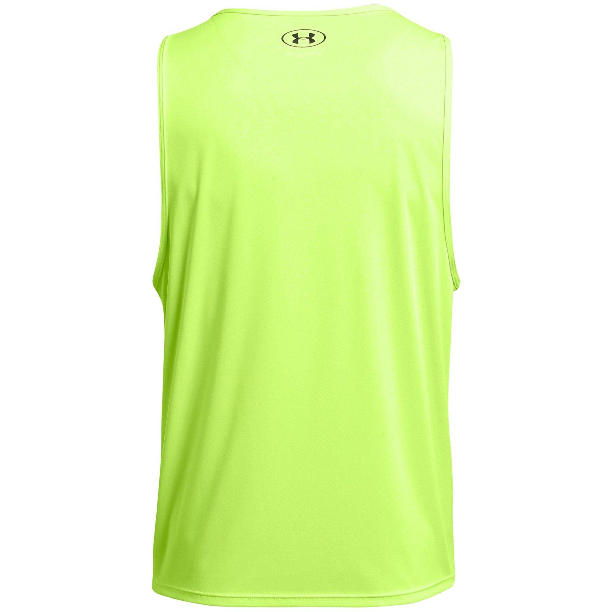 Lime Surge/Blk - Under Armour - Velocity Tank Top Mens - 4