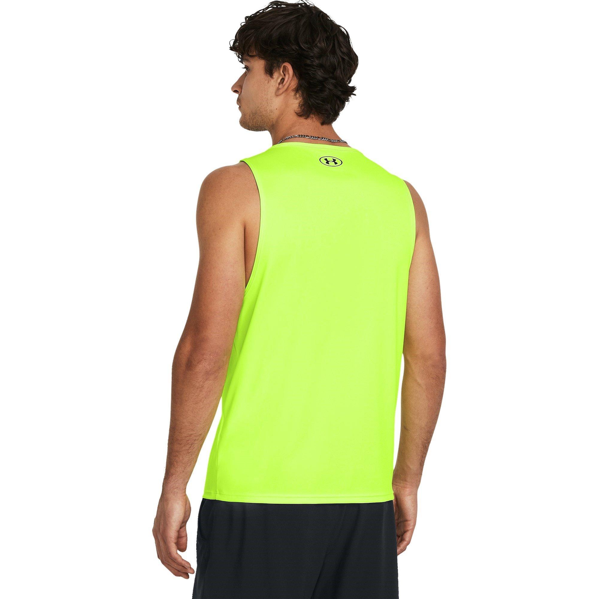 Lime Surge/Blk - Under Armour - Velocity Tank Top Mens - 3