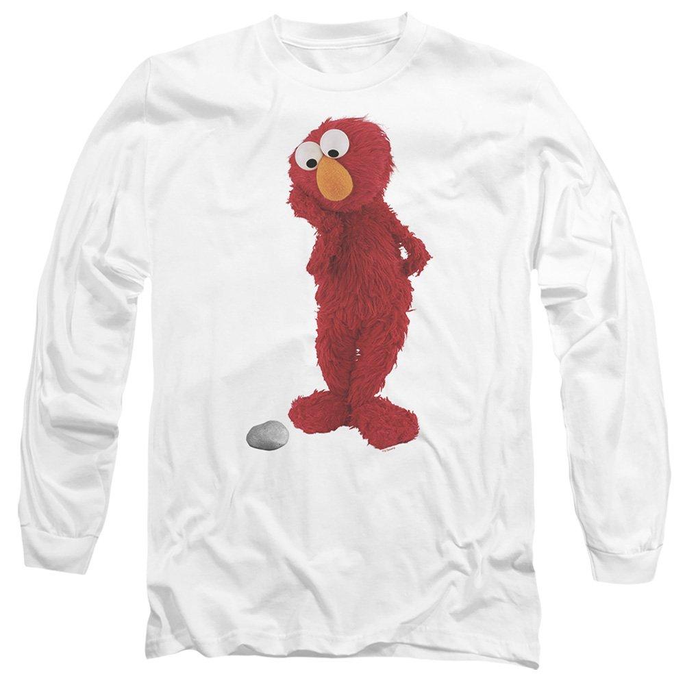 White - Sesame Street - Sesame Street Existential Elmo Long Sleeve T-Shirt - 1