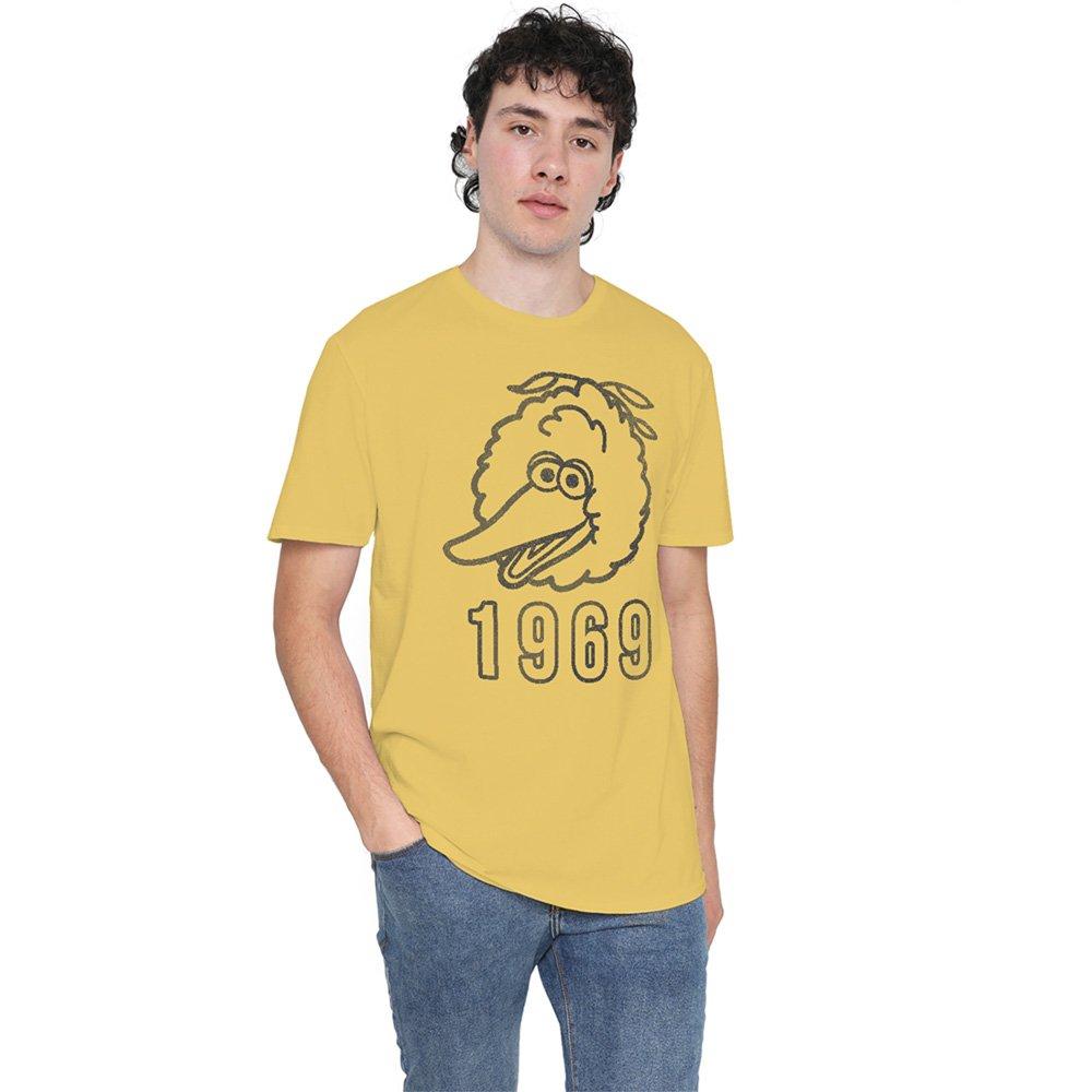 Yellow - Sesame Street - Sesame Street Big Bird 1969 T Shirt Banana - 1