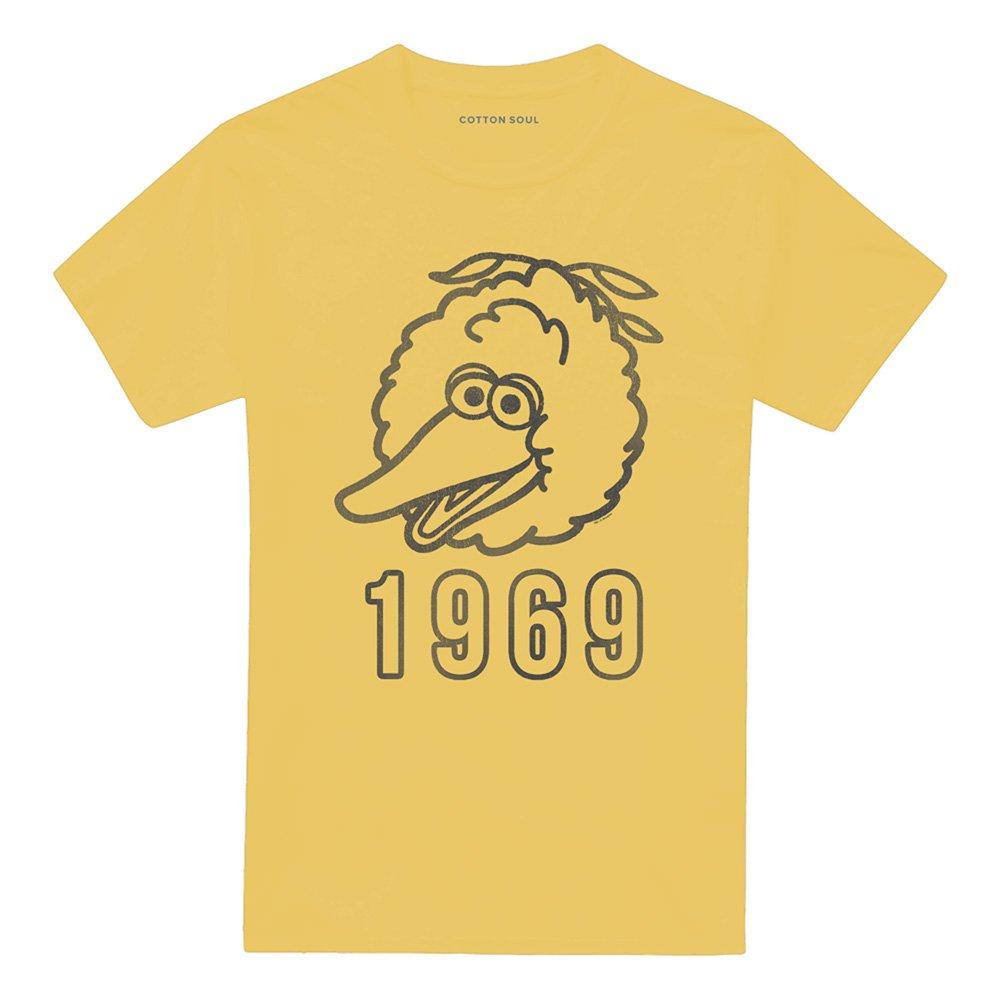 Yellow - Sesame Street - Sesame Street Big Bird 1969 T Shirt Banana - 4
