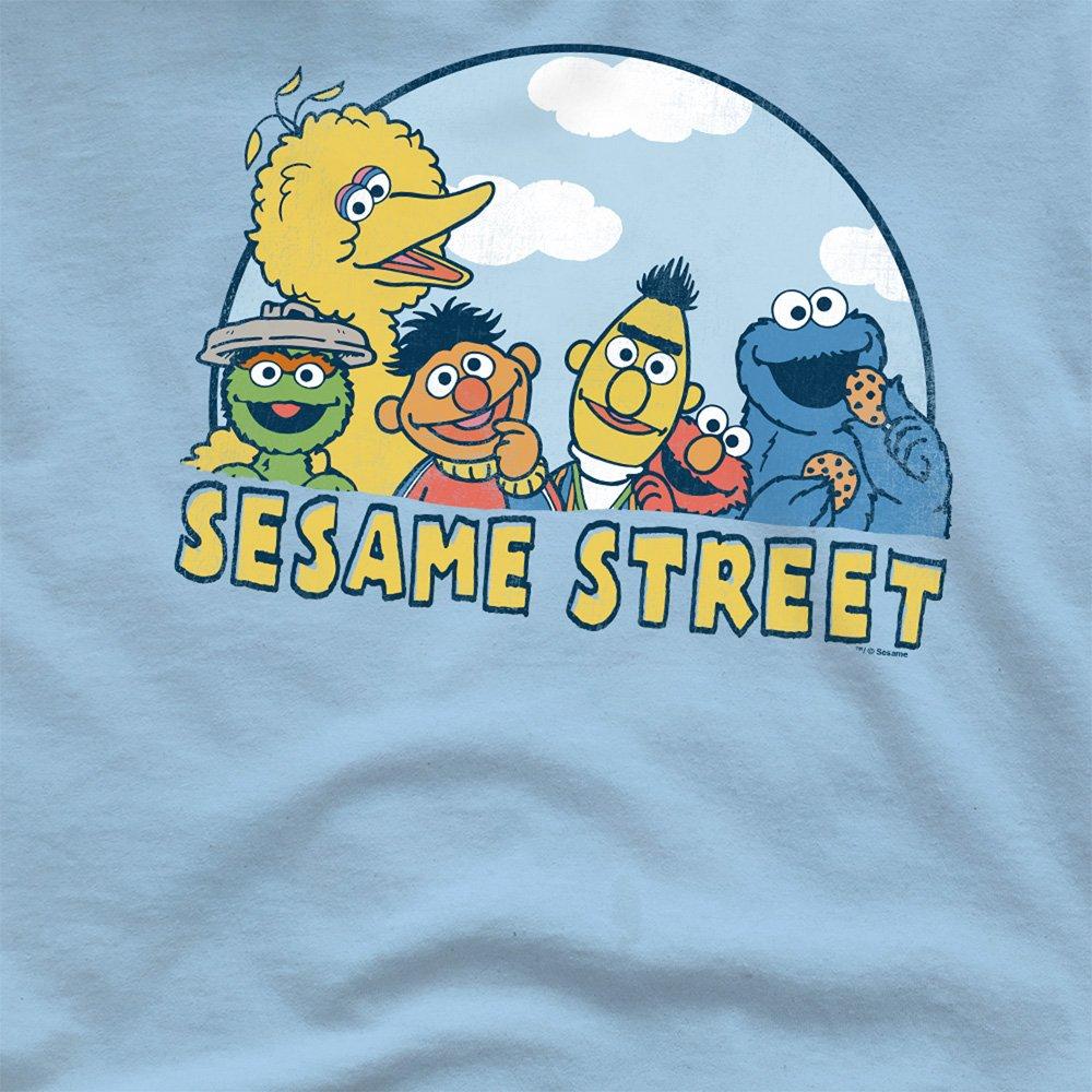 Blue - Sesame Street - Sesame Street Sesame Group T Shirt Light Blue - 2