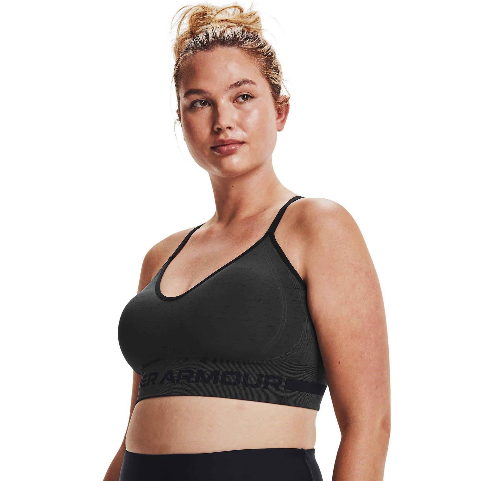 GREY - Under Armour - Seamless Low Impact Sports Bra - 11