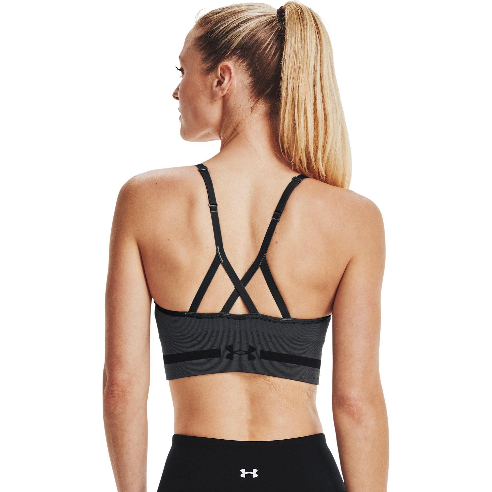 GREY - Under Armour - Seamless Low Impact Sports Bra - 4