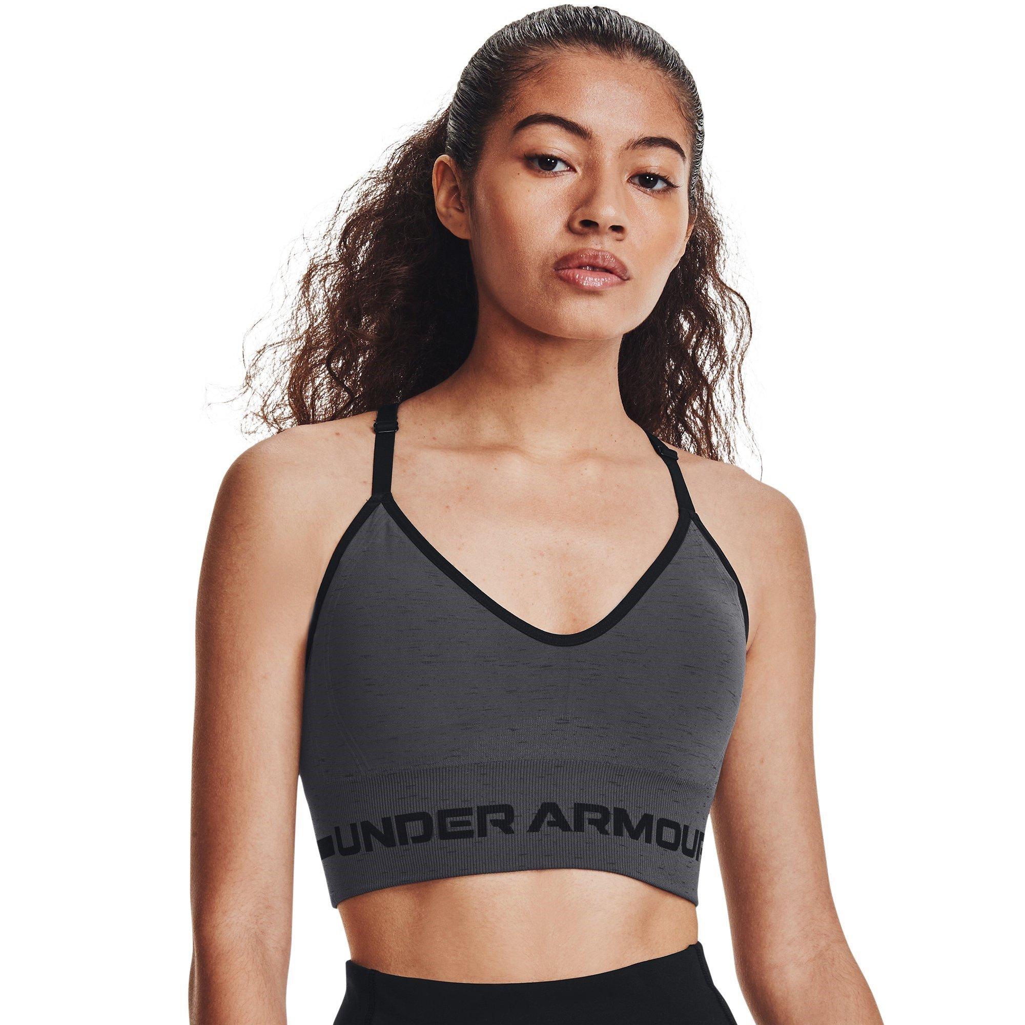 GREY - Under Armour - Seamless Low Impact Sports Bra - 5