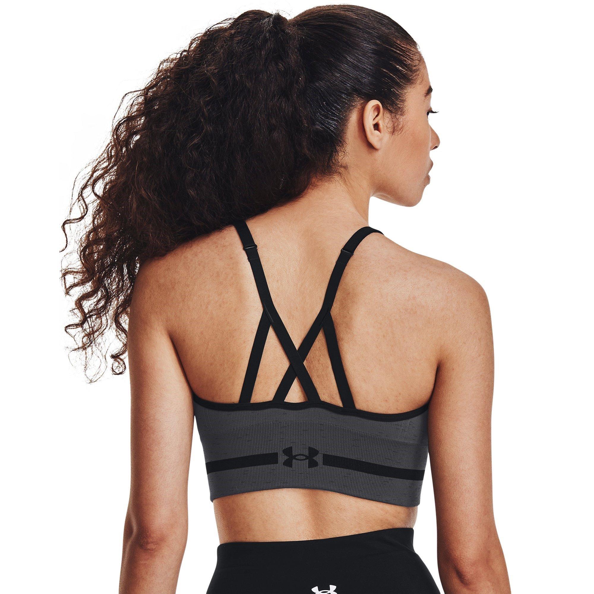 GREY - Under Armour - Seamless Low Impact Sports Bra - 6