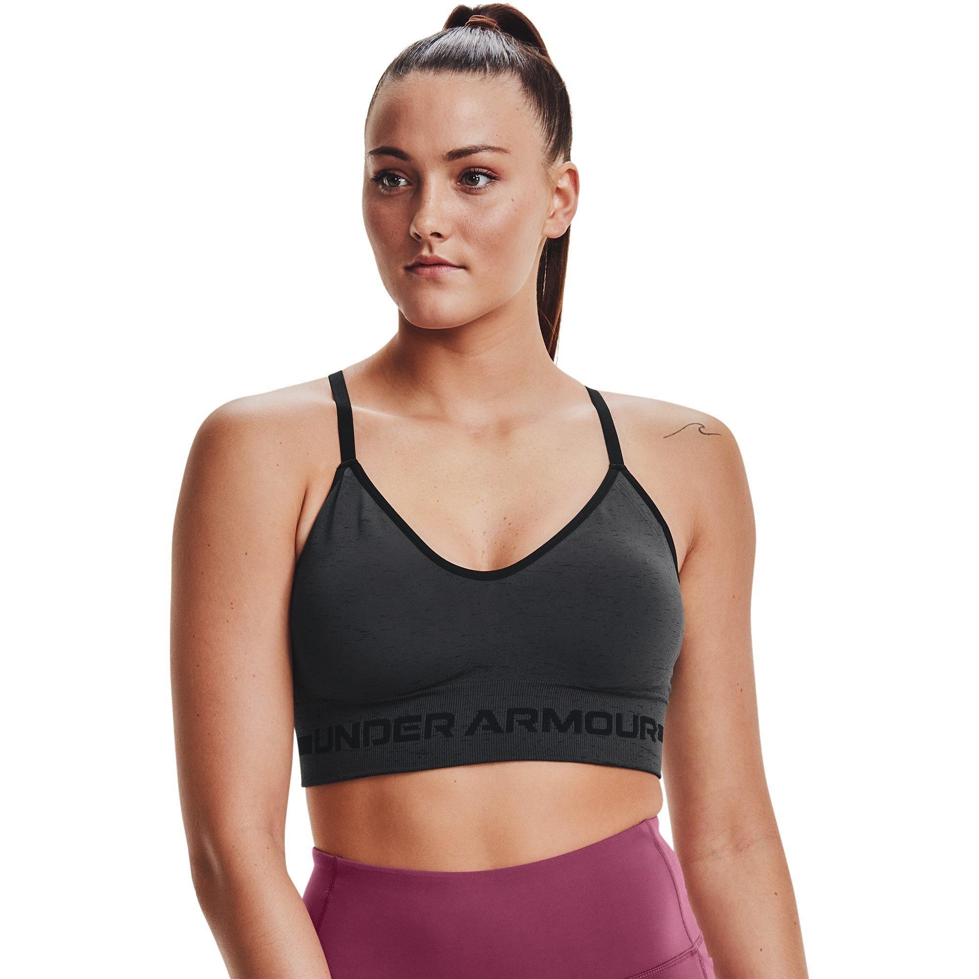 GREY - Under Armour - Seamless Low Impact Sports Bra - 7