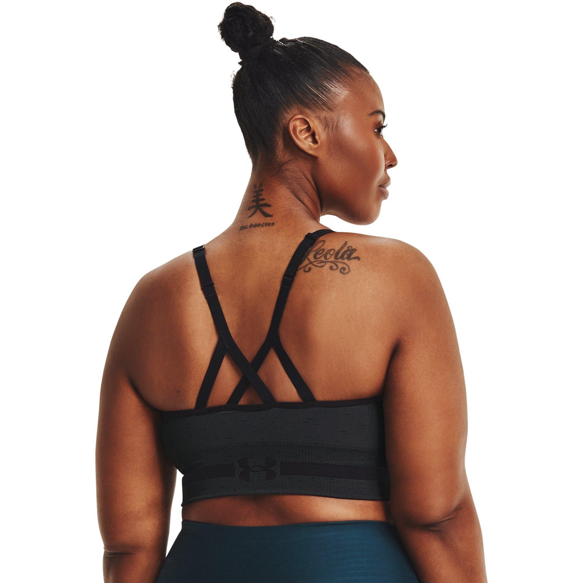 GREY - Under Armour - Seamless Low Impact Sports Bra - 10