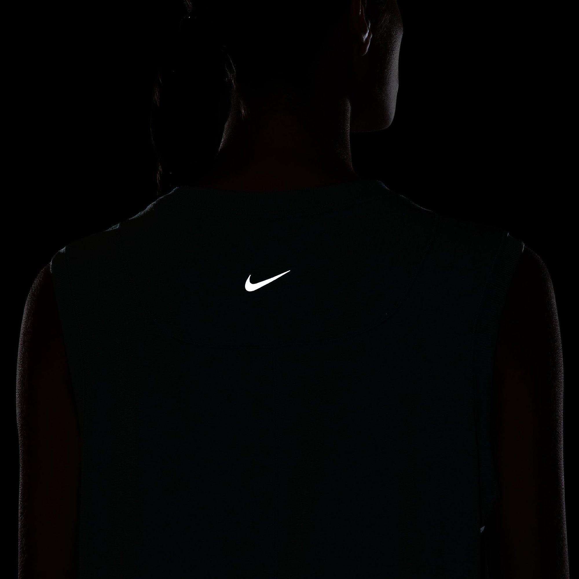 Bicoastal/Black - Nike - Dri FIT One Relaxed Womens Performance Tank Top - 5