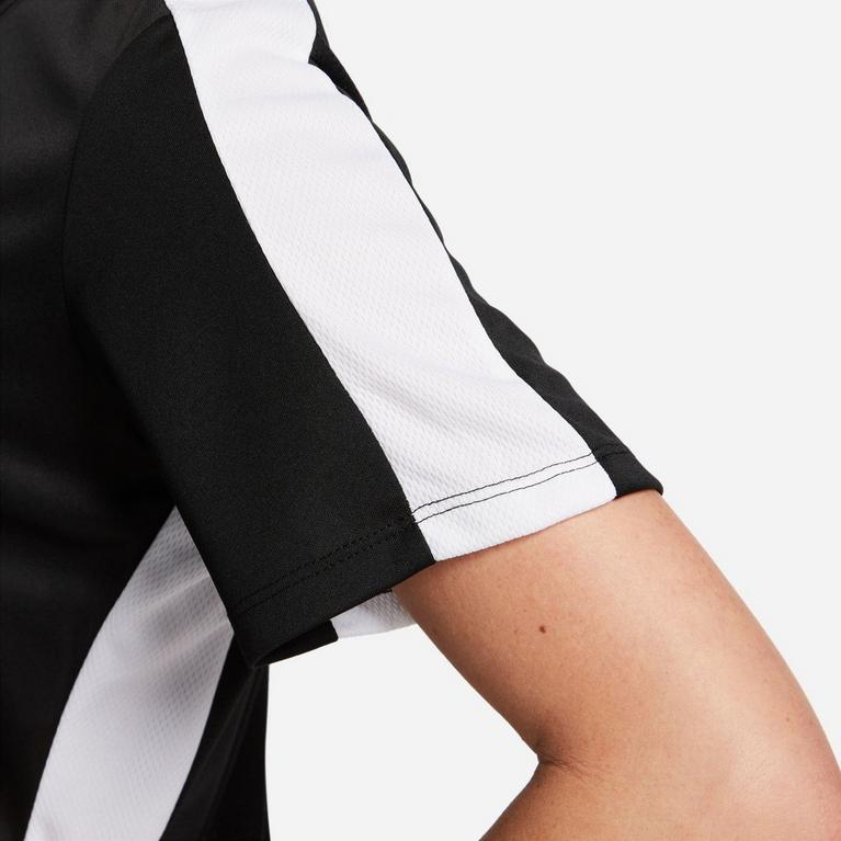Noir - Nike - Zip Up Ss Black cotton shirt with logo and metal zip Zip up ss shirt - 4