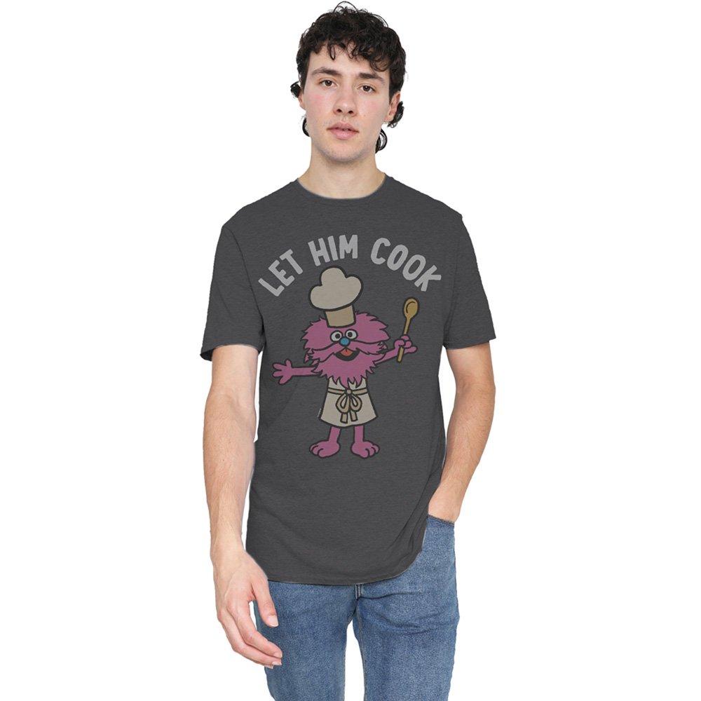 Sesame Street Sesame Street Let Him Cook T-Shirt Charcoal